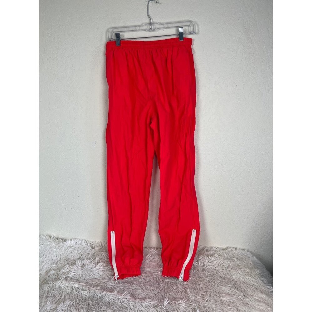 Vintage CYRK Jogger Pants Neon Pink Ankle Zip Medium